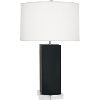 Harvey One Light Table Lamp in Matte Obsidian Glazed Ceramic (165|MOS95)
