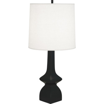 Jasmine One Light Table Lamp in Matte Obsidian Glazed Ceramic (165|MOS10)