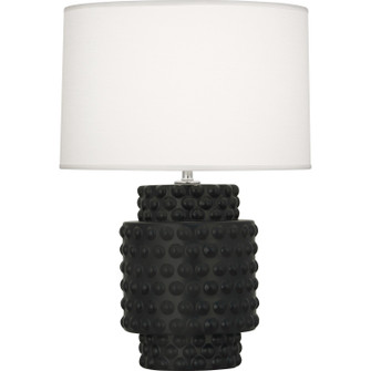 Small Dolly One Light Accent Lamp in Matte Obsidian Glazed Textured Ceramic (165|MOS09)
