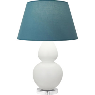 Double Gourd One Light Table Lamp in Matte Lily Glazed Ceramic w/Lucite (165|MLY62B)