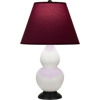 Double Gourd One Light Table Lamp in Matte Lily Glazed Ceramic w/Deep Patina Bronze (165|MLY57P)