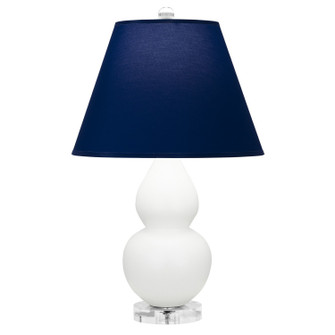 Small Double Gourd One Light Accent Lamp in Matte Daisy Glazed Ceramic w/Lucite (165|MDY13N)
