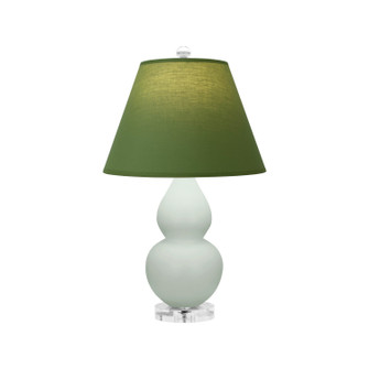 Small Double Gourd One Light Accent Lamp in Matte Celadon Glazed Ceramic w/Lucite (165|MCL53G)
