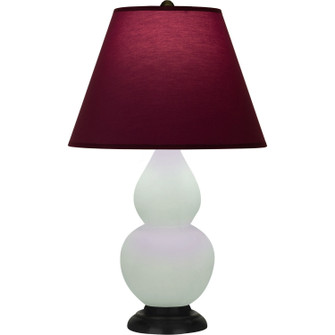 Small Double Gourd One Light Accent Lamp in Matte Celadon Glazed Ceramic w/Deep Patina Bronze (165|MCL51P)