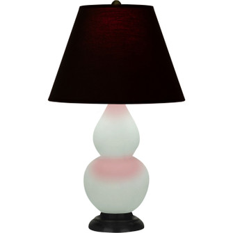 Small Double Gourd One Light Accent Lamp in Matte Celadon Glazed Ceramic w/Deep Patina Bronze (165|MCL51K)