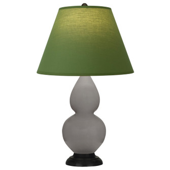 Small Double Gourd One Light Accent Lamp in Smokey Taupe Glazed Ceramic w/Deep Patina Bronze (165|1769G)