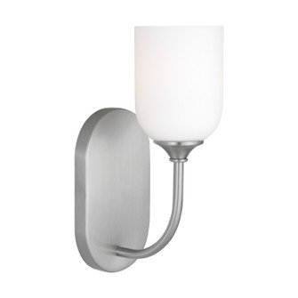 Emile One Light Vanity in Brushed Steel (1|GLV1021BS)