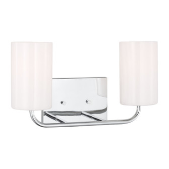 Rhett Two Light Vanity in Chrome (1|GLV1002CH)
