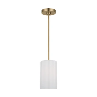 Rhett One Light Mini Pendant in Satin Brass (1|GLP1001SB)