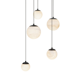 Pisces LED Pendant in Black (281|PD-34405R-BK)