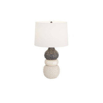 Basilio Table Lamp in Ivory Crackle. Ceramic (314|PTC13-SH024)