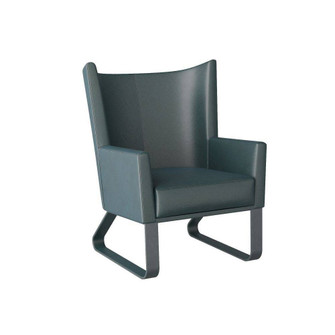 Bleuback Chair in Storm Leather (314|FRI09)