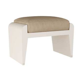 Alanna Ottoman in Sand Vegan Leather (314|FOS02)