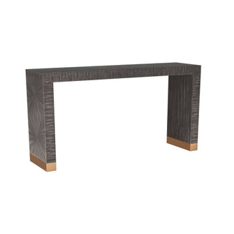 Andreas Console in Dark Gray Straw Marquetry (314|FLS03)