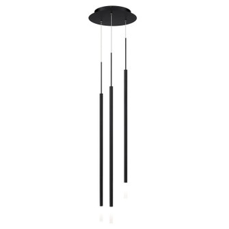 Viggo LED Chandelier in Black (34|PD-69403R2-BK)