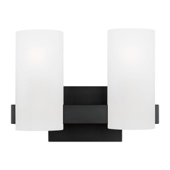 Rhode Two Light Vanity in Midnight Black (454|DJV1102MBK)