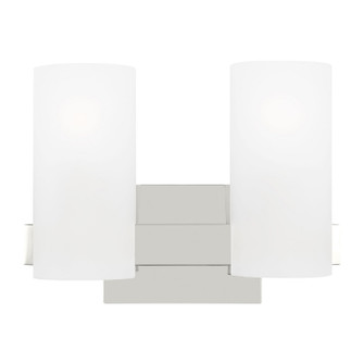 Rhode Two Light Vanity in Chrome (454|DJV1102CH)