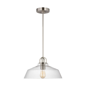 Payton One Light Pendant in Brushed Steel (454|DJP1121BS)