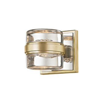 Splash One Light Bath and Vanity in Silver Leaf (67|B5691-SL)