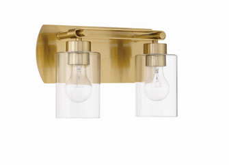 Hendrix Two Light Vanity in Satin Brass (46|17614SB2)