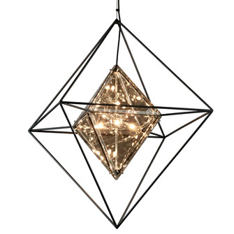 Epic Eight Light Chandelier in Forged Iron (67|F5327-TRN)
