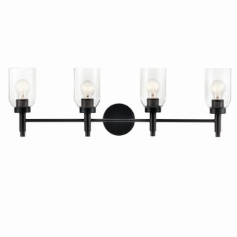 Madden Four Light Vanity in Black (12|55186BK)