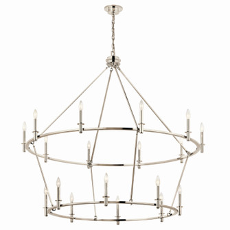 Carrick 18 Light Chandelier in Polished Nickel (12|52708PN)