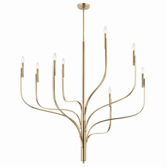 Livadia Eight Light Chandelier in Champagne Bronze (12|52675CPZ)