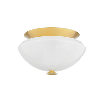 Pawtucket Two Light Flush Mount in Aged Brass/Soft White (70|1102-AGB)