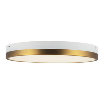 Adelaide LED Flush Mount in Aged Gold/White (452|FM554215AGWH-5CCT)