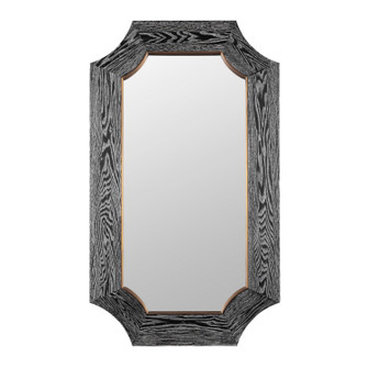 Farra Wall Mirror in Cerused Black/Weathered Brass (137|449MI26A)
