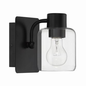 Rori One Light Wall Sconce in Flat Black (46|17705FB1)