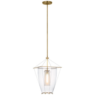Ovalle LED Lantern in Antique Burnished Brass (268|RB 5092AB-CG)