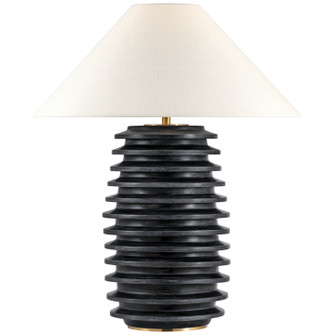 Crenelle LED Table Lamp in Burnished Oak (268|KW 3716BNO-L)