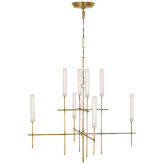 Fay LED Chandelier in Hand-Rubbed Antique Brass (268|IKF 5110HAB-FG)
