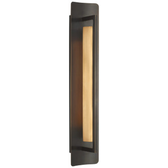 Tristan LED Wall Sconce in Bronze and Hand-Rubbed Antique Brass (268|IKF 2140BZ/HAB)