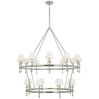 Classic LED Chandelier in Polished Nickel (268|CHC 5825PN-L)