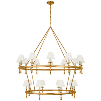 Classic LED Chandelier in Antique-Burnished Brass (268|CHC 5825AB-L)