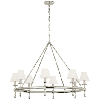 Classic LED Chandelier in Polished Nickel (268|CHC 5819PN-L)