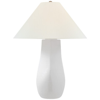 Cabazon LED Table Lamp in Glossy White Crackle (268|CHA 8665GWC-L)