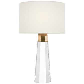 Olsen LED Accent Lamp in Crystal and Hand-Rubbed Antique Brass (268|ARN 3028CG/HAB-L-CL)