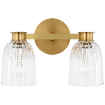Asalea LED Wall Sconce in Hand-Rubbed Antique Brass (268|ARN 2502HAB-CG)