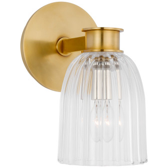Asalea LED Wall Sconce in Hand-Rubbed Antique Brass (268|ARN 2501HAB-CG)