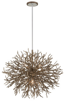 Sierra Six Light Chandelier in Distressed Bronze (67|F6096-VZ)