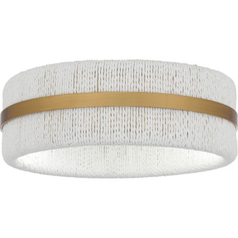 Quoizel Flush Mount Two Light Flush Mount in Brushed Gold (10|QFL6220BRG)
