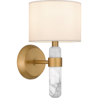 Kimberly One Light Wall Sconce in Brushed Weathered Brass (10|KMB8707BWS)