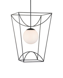 Rochefort One Light Lantern in Black/White (142|9500-0013)