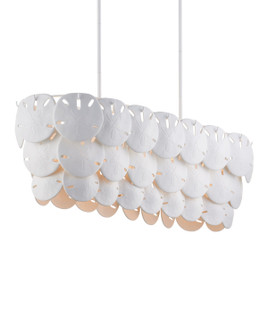Tulum Five Light Chandelier in White/Sugar White (142|9000-1203)