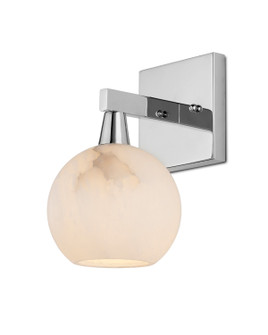 Bombelles Collection One Light Wall Sconce in Polished Nickel/Natural (142|5800-0040)