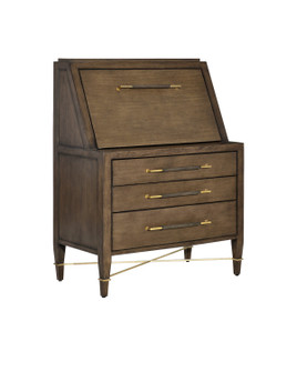 Verona Secretary Desk in Chanterelle/Champagne/Coffee (142|3000-0295)